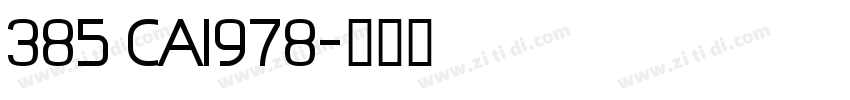 385 CAI978字体转换